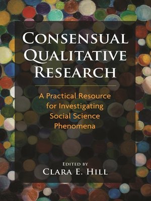 cover image of Consensual Qualitative Research